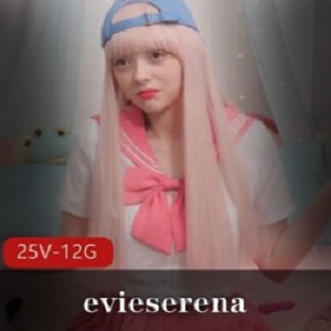 Onlyfans童颜大罩杯萌妹evieserena最新合集24V12.4G，欧美风格表演