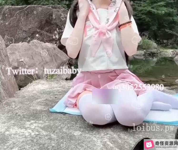 推特户外展示白丝JK少女放飞自我161MB太嫩了