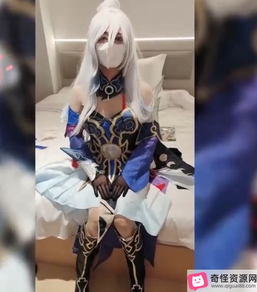 MercuryLamp水银灯伪娘镜流COS1部624MB这身材绝了